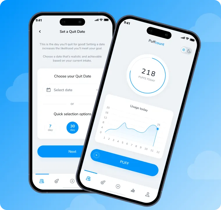 Puff Count — Vaping Cessation & Habit Tracking